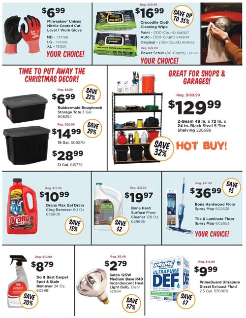 Johnsons Happy New Year Sale flyer page 2 - Ends January 31st, 2025